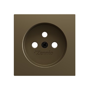 ZS55. Placca per presa francese senza viti 55x55 mm - Champa