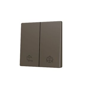 ZS55. Tasto doppio per pulsante Soft KNX 55x55 mm. Comando g