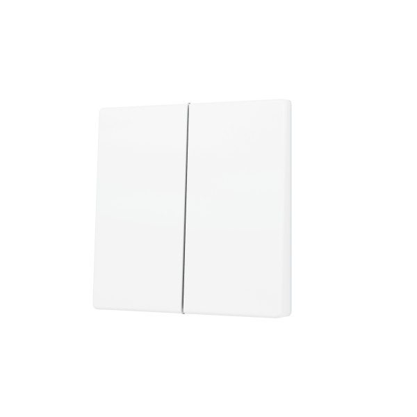 ZS55. Tasto doppio per pulsante Soft KNX 55x55 mm. Comando g