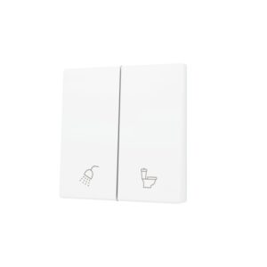 ZS55. Tasto doppio per pulsante Soft KNX 55x55 mm. Comando g