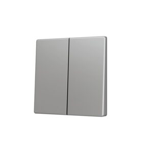 ZS55. Tasto doppio per pulsante Soft KNX 55x55 mm. Comando g