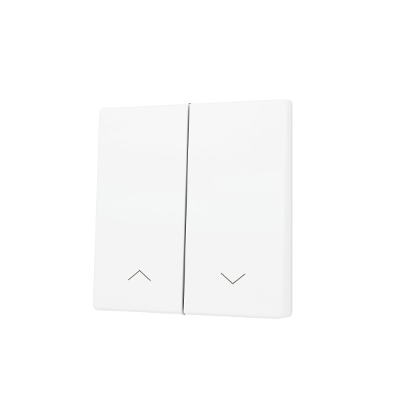 ZS55. Tasto doppio per pulsante Soft KNX 55x55 mm. Comando g