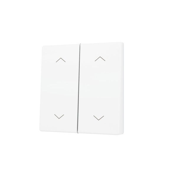 ZS55. Tasto doppio per pulsante Soft KNX 55x55 mm. Comando s