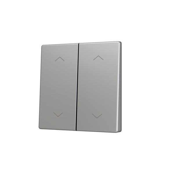 ZS55. Tasto doppio per pulsante Soft KNX 55x55 mm. Comando s