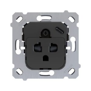 ZS55/ZS70. Inserto presa euro-americana con USB C - collegam