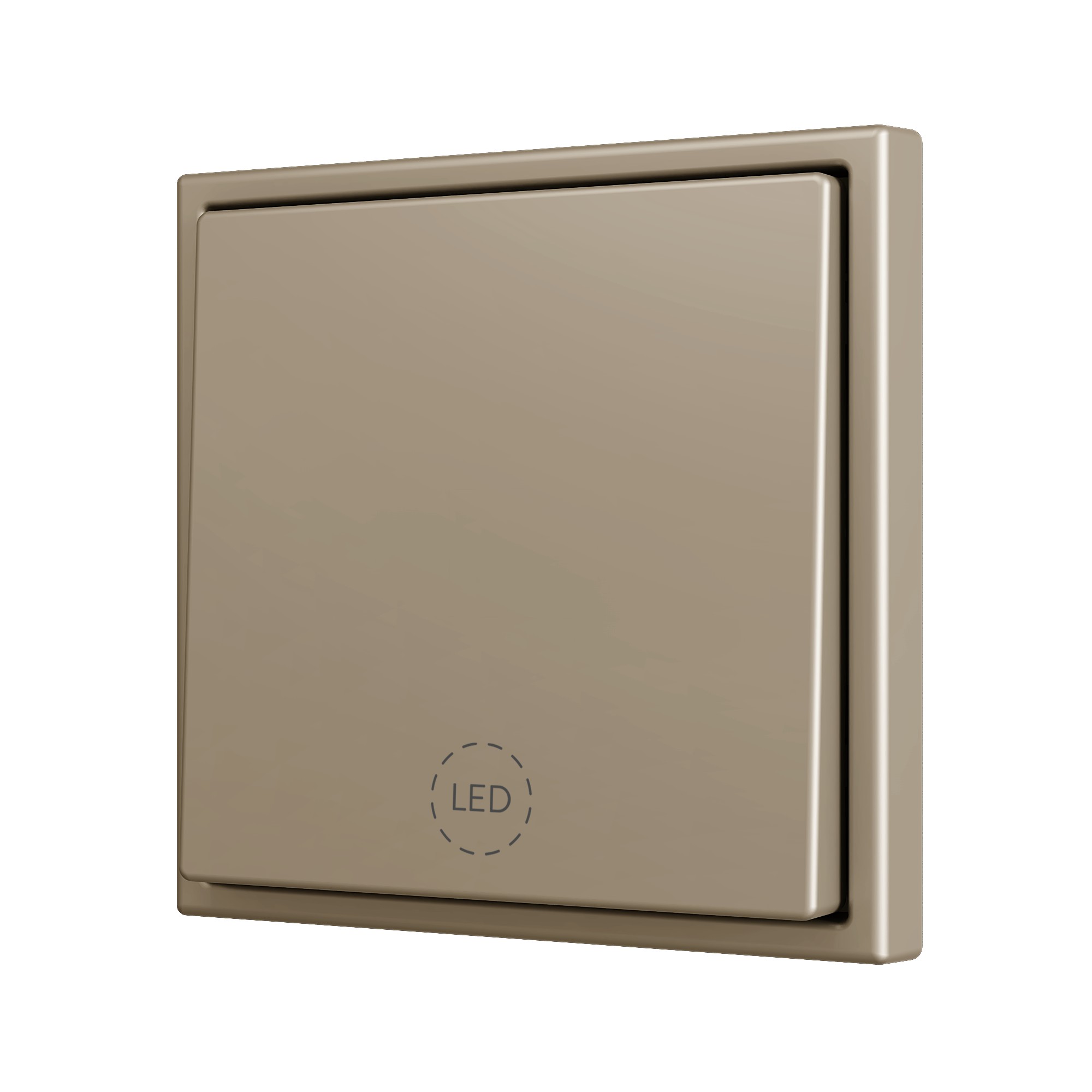 ZS70. Pulsante Soft singolo per 1 ingresso binario 70x70 mm