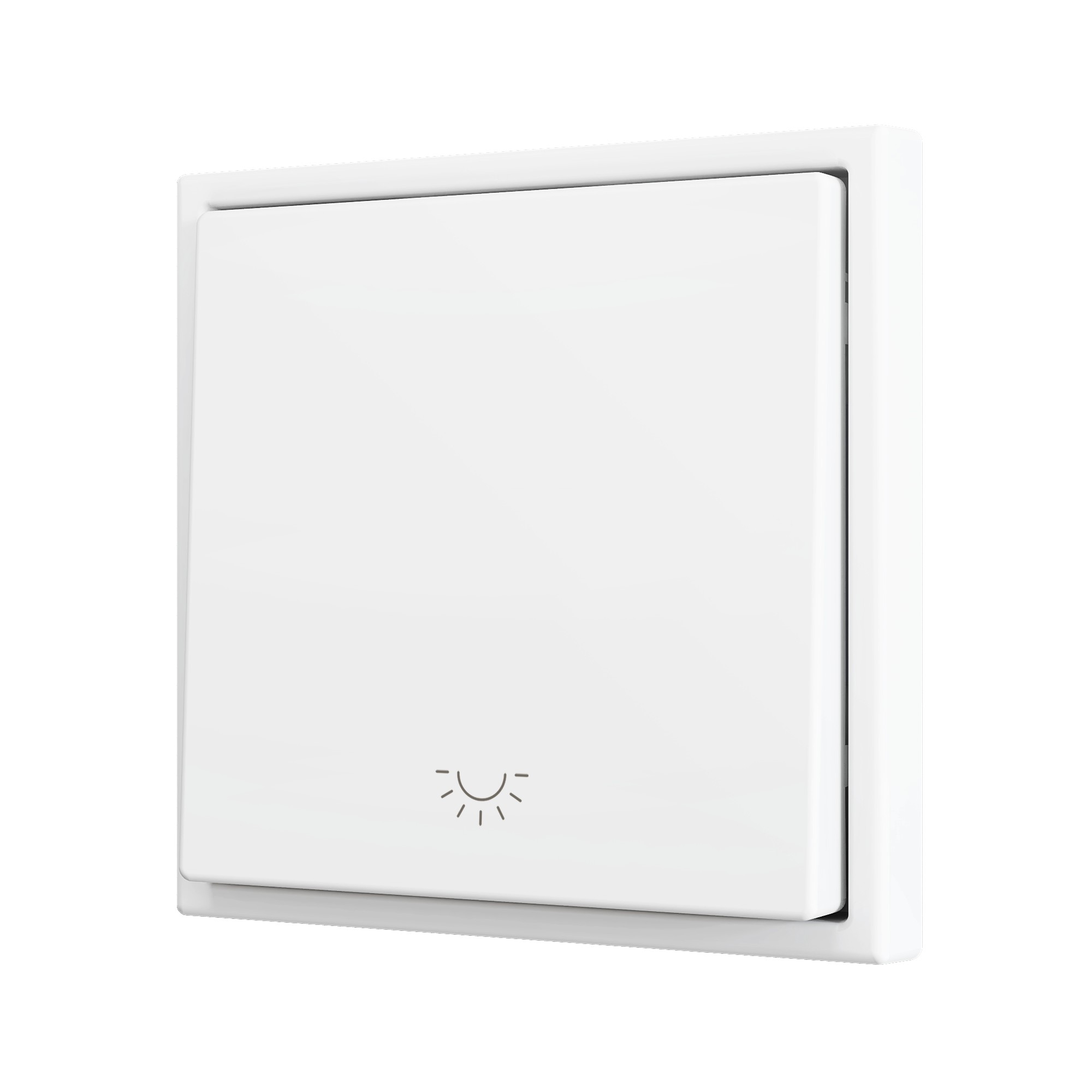 ZS70. Pulsante Soft singolo per 1 ingresso binario 70x70 mm