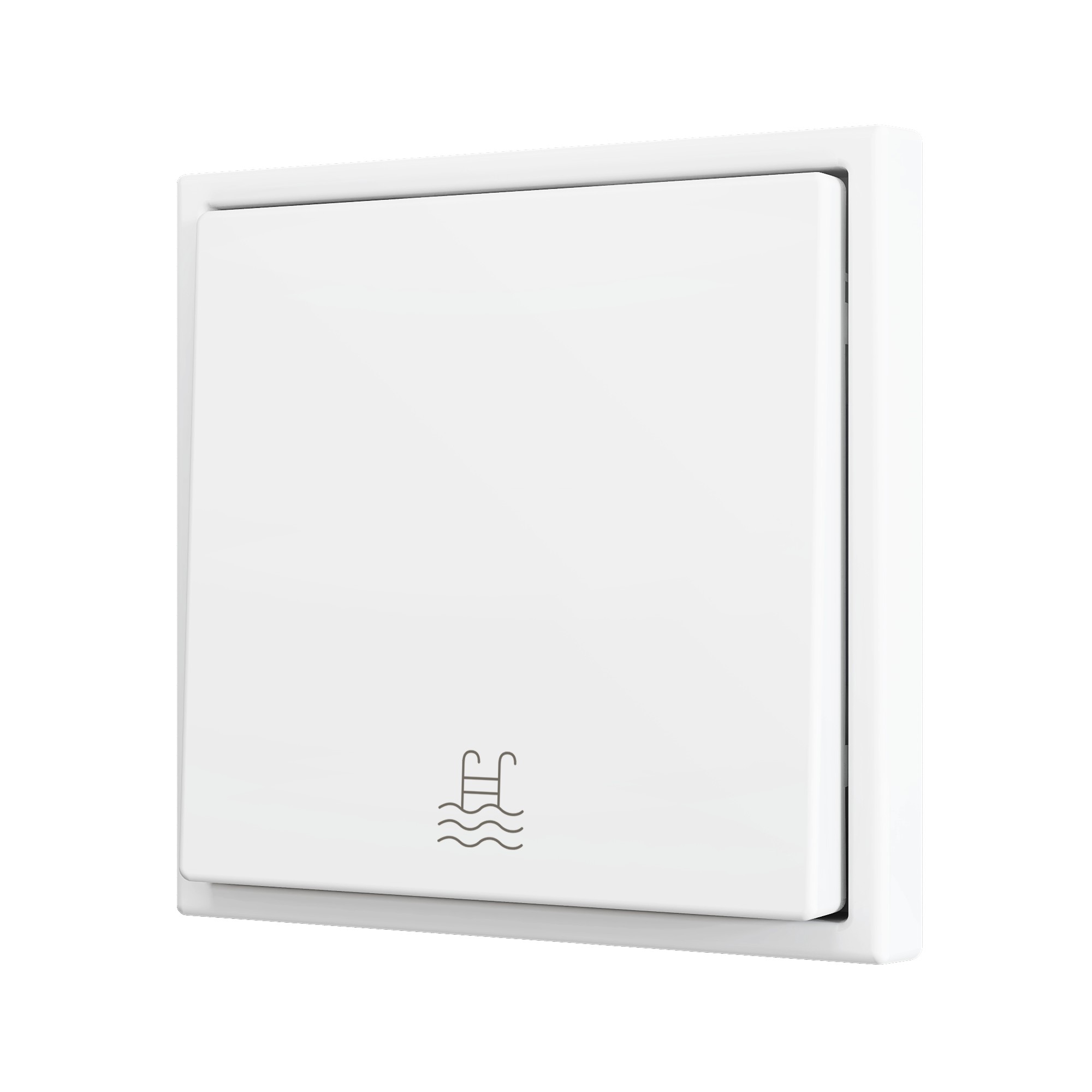 ZS70. Pulsante Soft singolo per 1 ingresso binario 70x70 mm