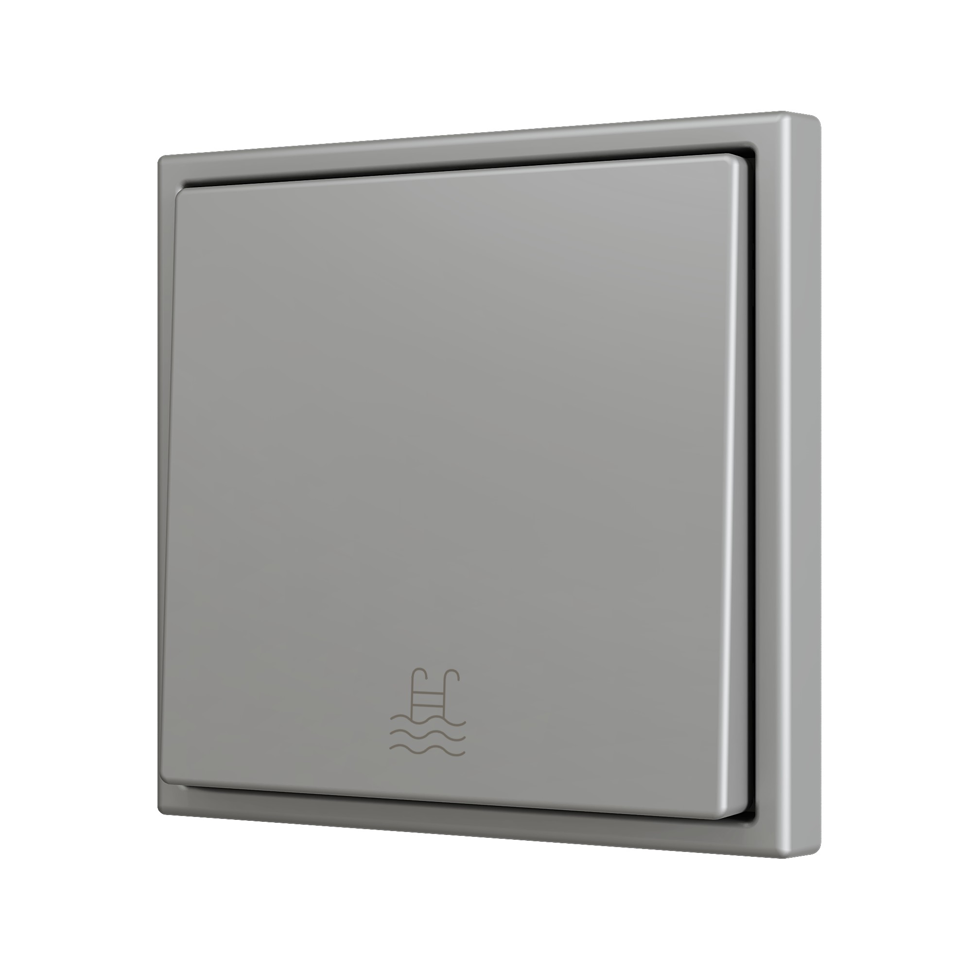 ZS70. Pulsante Soft singolo per 1 ingresso binario 70x70 mm