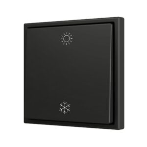 ZS70. Pulsante Soft singolo per 2 ingressi binari 70x70 mm -