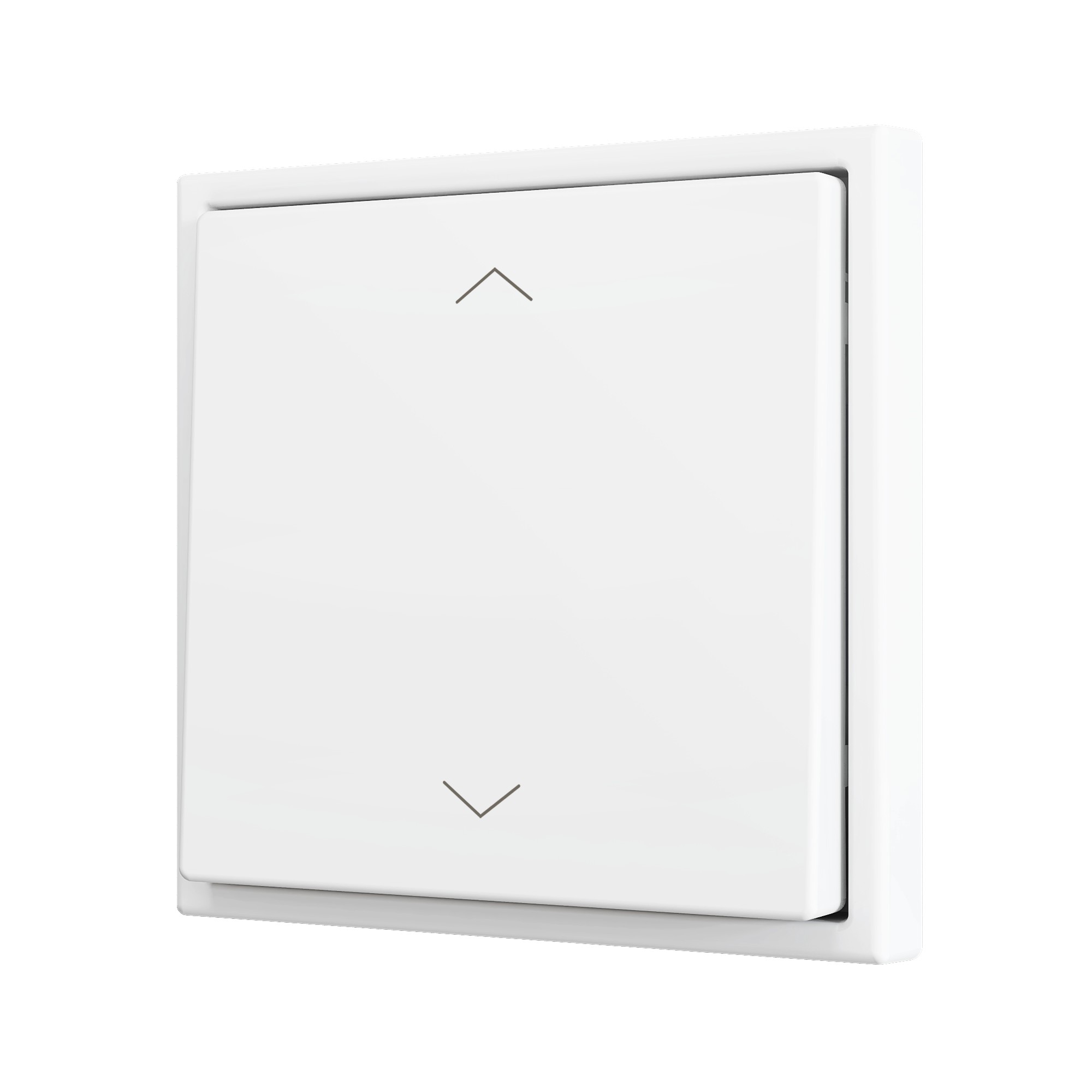 ZS70. Pulsante Soft singolo per 2 ingressi binari 70x70 mm -