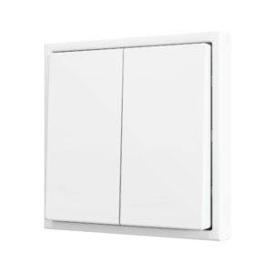 ZS70. Pulsante Soft doppio per 2 ingressi binari 70x70 mm -