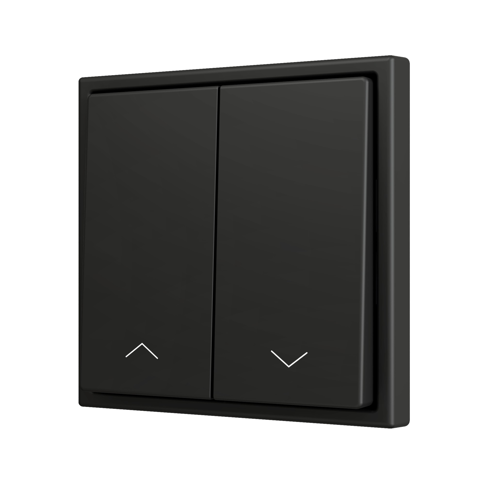 ZS70. Pulsante Soft doppio per 2 ingressi binari 70x70 mm -