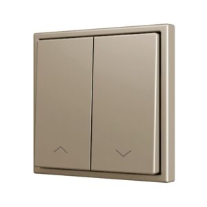 ZS70. Pulsante Soft doppio per 2 ingressi binari 70x70 mm -