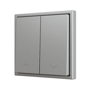 ZS70. Pulsante Soft doppio per 2 ingressi binari 70x70 mm -