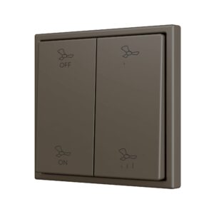 ZS70. Pulsante Soft doppio per 4 ingressi binari 70x70 mm -