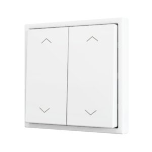 ZS70. Pulsante Soft doppio per 4 ingressi binari 70x70 mm -