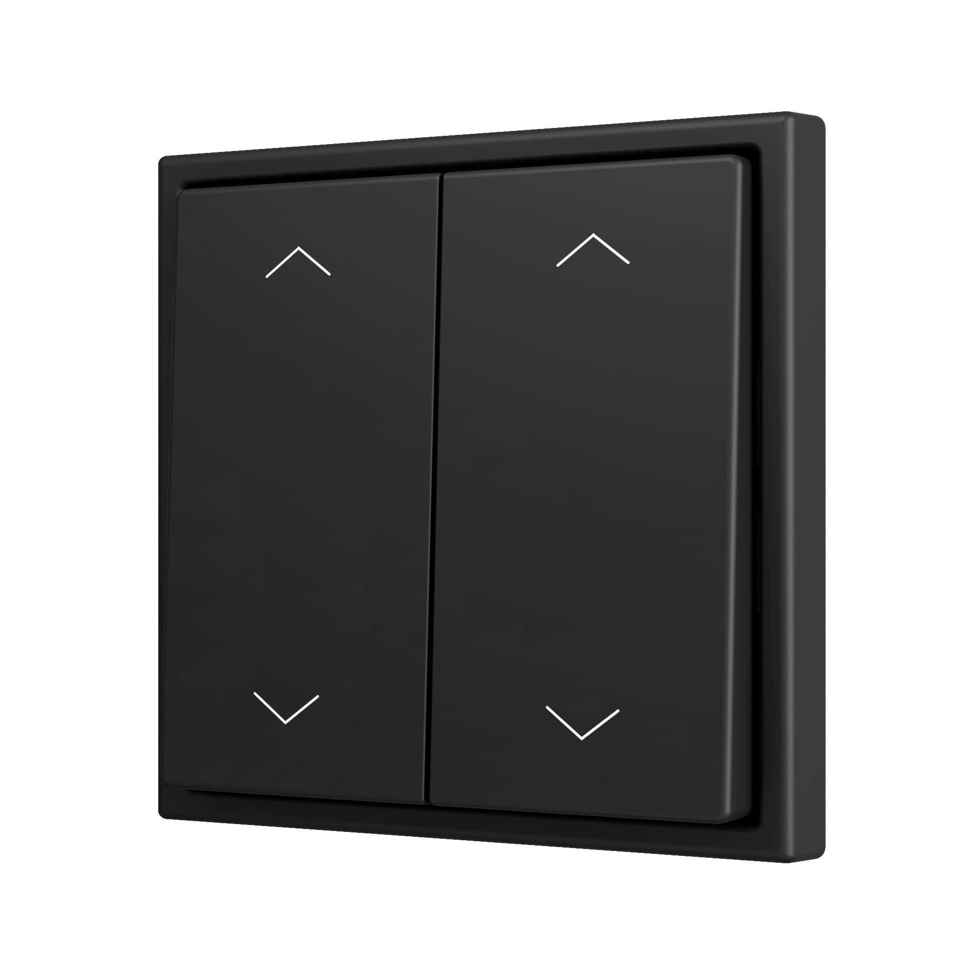 ZS70. Pulsante Soft doppio per 4 ingressi binari 70x70 mm -