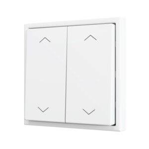 ZS70. Pulsante Soft doppio per 4 ingressi binari 70x70 mm -