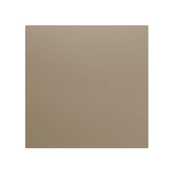 ZS70. Placca cieca 70x70 mm - Champagne. Necessaria piastra