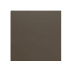 ZS70. Placca cieca 70x70 mm - Moka. Necessaria piastra metal