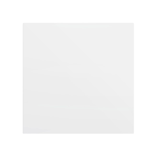 ZS70. Placca cieca 70x70 mm - Bianco opaco. Necessaria piast