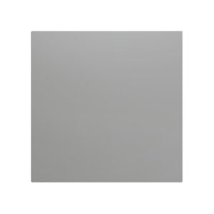 ZS70. Placca cieca 70x70 mm - Argento. Necessaria piastra me