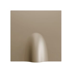ZS70. Placca uscita cavo 70x70 mm - Champagne