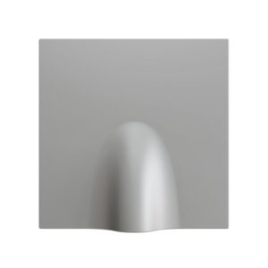 ZS70. Placca uscita cavo 70x70 mm - Argento
