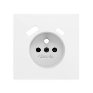 ZS70. Placca per presa francese con USB C e A 70x70 mm - Bia
