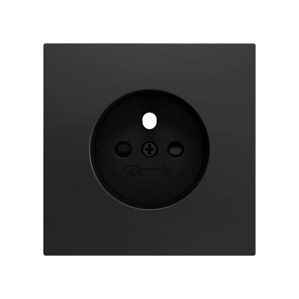 ZS70. Placca per presa francese senza viti 70x70 mm - Antrac