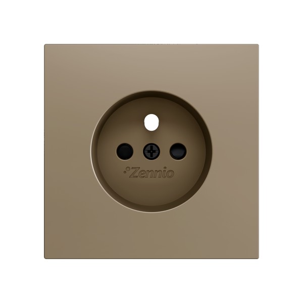 ZS70. Placca per presa francese senza viti 70x70 mm - Champa