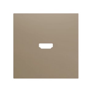 ZS70. Placca per inserto HDMI 70x70 mm - Champagne