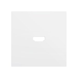 ZS70. Placca per inserto HDMI 70x70 mm - Bianco opaco
