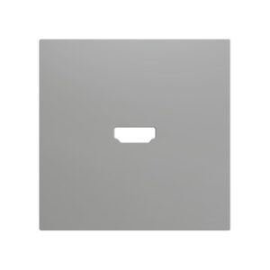 ZS70. Placca per inserto HDMI 70x70 mm - Argento