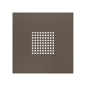 ZS55. RingBOX - Coperchio per campanello KNX 70x70 mm - Moka