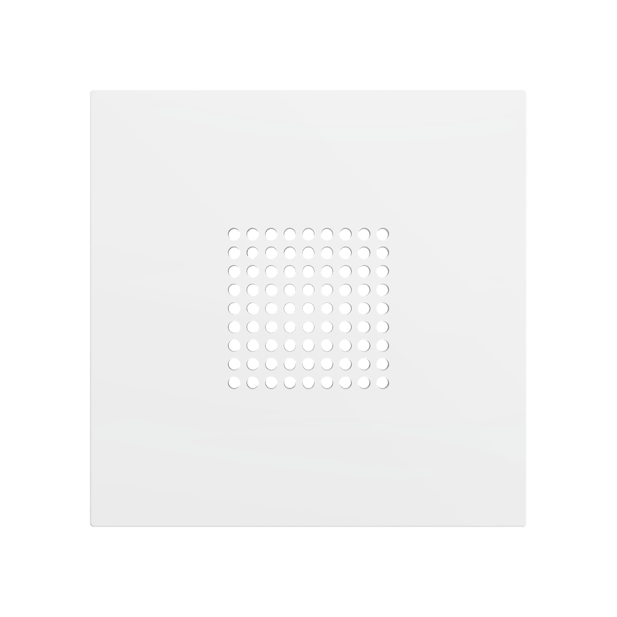 ZS55. RingBOX - Coperchio per campanello KNX 70x70 mm - Bian