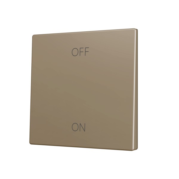 ZS70. Tasto singolo per pulsante Soft KNX 70x70 mm. Comando