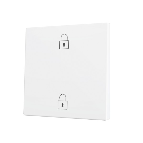ZS70. Tasto singolo per pulsante Soft KNX 70x70 mm. Comando