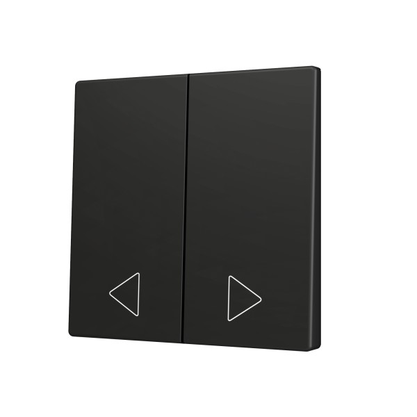 ZS70. Tasto doppio per pulsante Soft KNX 70x70 mm. Comando g