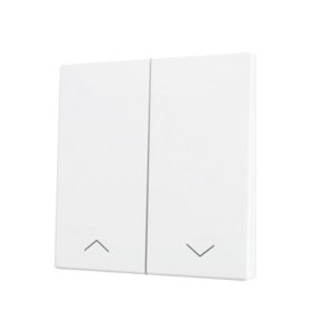 ZS70. Tasto doppio per pulsante Soft KNX 70x70 mm. Comando g