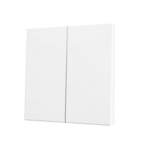 ZS70. Tasto doppio per pulsante Soft KNX 70x70 mm. Comando s