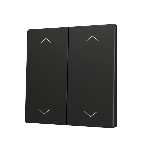 ZS70. Tasto doppio per pulsante Soft KNX 70x70 mm. Comando s