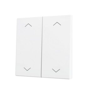 ZS70. Tasto doppio per pulsante Soft KNX 70x70 mm. Comando s