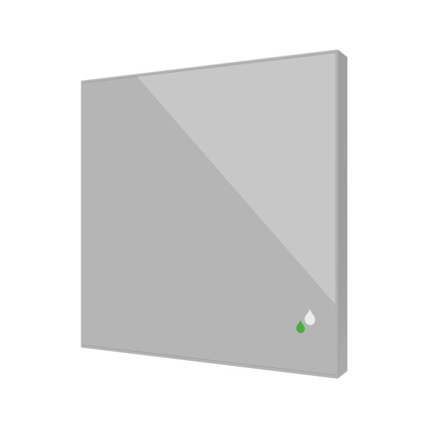 Flat Sensato v2. Sensore KNX di temperatura e umidità da inc