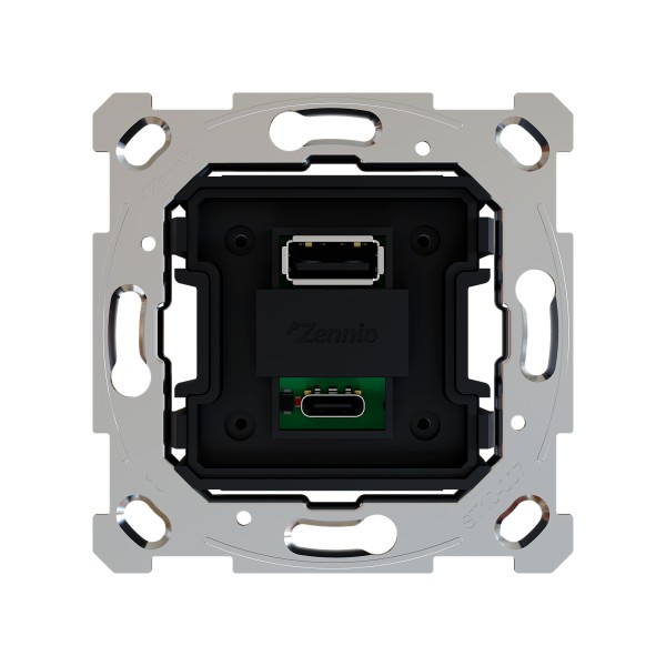 ZS55/ZS70. Inserto caricatore USB doppio tipo C+A - 5 V / 3-