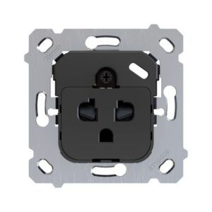 ZS55/ZS70. Inserto presa euro-americana - senza otturatori d
