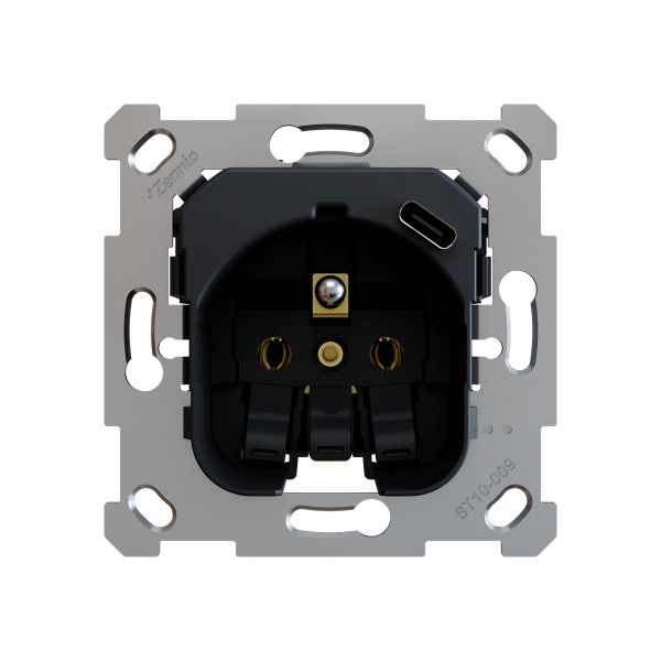 ZS55/ZS70. Inserto presa francese 16 A / 250 V ~ con USB C -