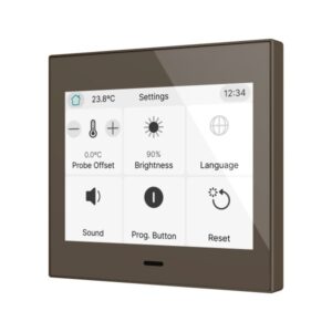 CX35. Touch screen capacitivo KNX 3-5 - Moka