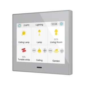 CX35. Touch screen capacitivo KNX 3-5 - Argento